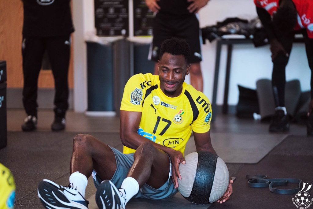 Baba Rahman en maillot des Black Stars du Ghana