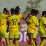 Équipe nationale féminine du Ghana en entraînement