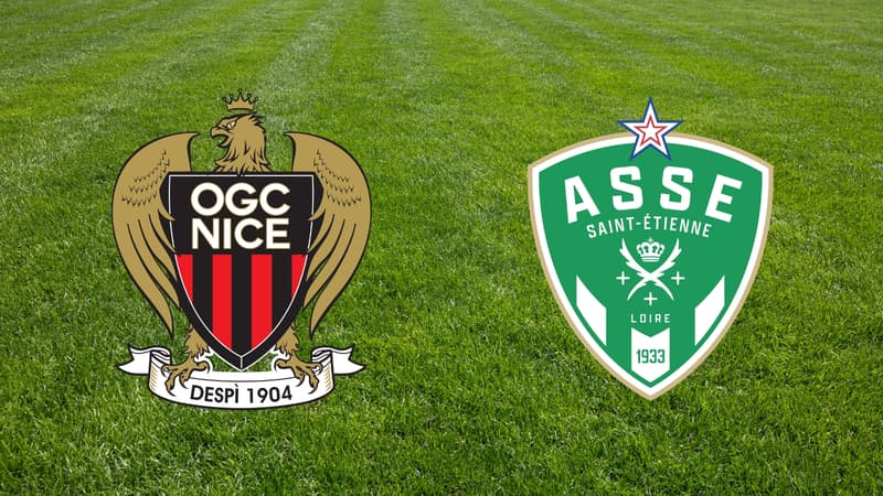 Tensions entre les joueurs de Nice et Saint-Étienne pendant un match