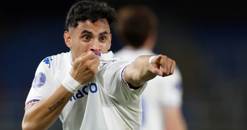 Joueurs de Tigre célébrant un but en Copa Sudamericana
