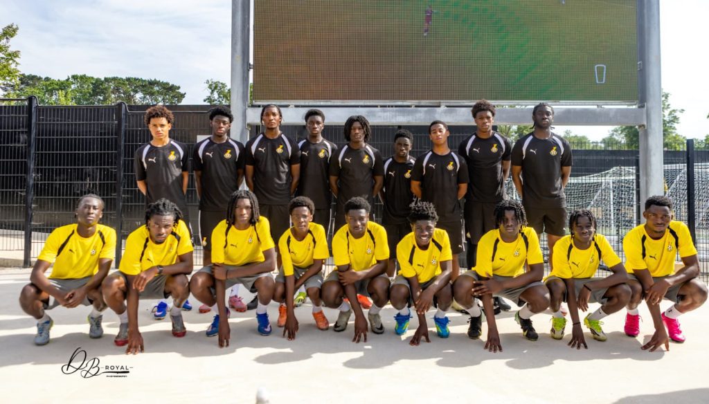 Jeunes footballeurs ghanéens en session de détection au Royaume-Uni