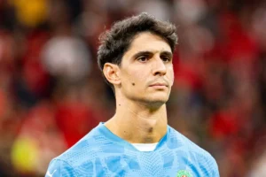 Jeune gardien marocain Rayan Yaakoubi en action