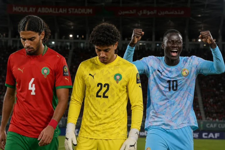 Les joueurs du Sénégal U17 célèbrent leur victoire.