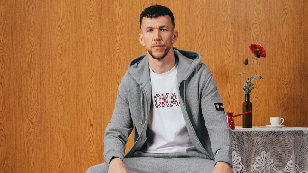 Ivan Perisic en maillot de la Croatie