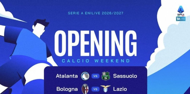 Cérémonie de dévoilement du calendrier Serie A au Teatro Regio de Parme.