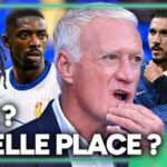 Didier Deschamps sur le banc de touche réfléchissant à la tactique de l'équipe de France.