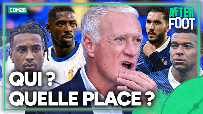 Didier Deschamps sur le banc de touche réfléchissant à la tactique de l'équipe de France.