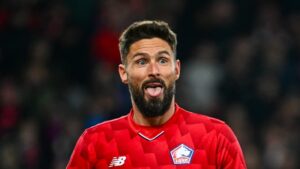 Giroud maillot LOSC signature