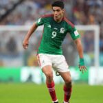 Supporter mexicain brandissant le drapeau national dans un stade de football
