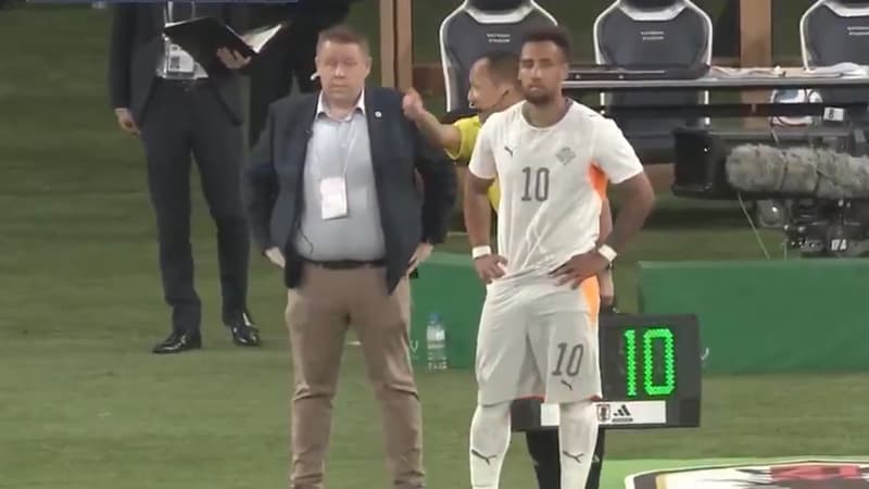 Chronomètre de match affichant une pénalité football