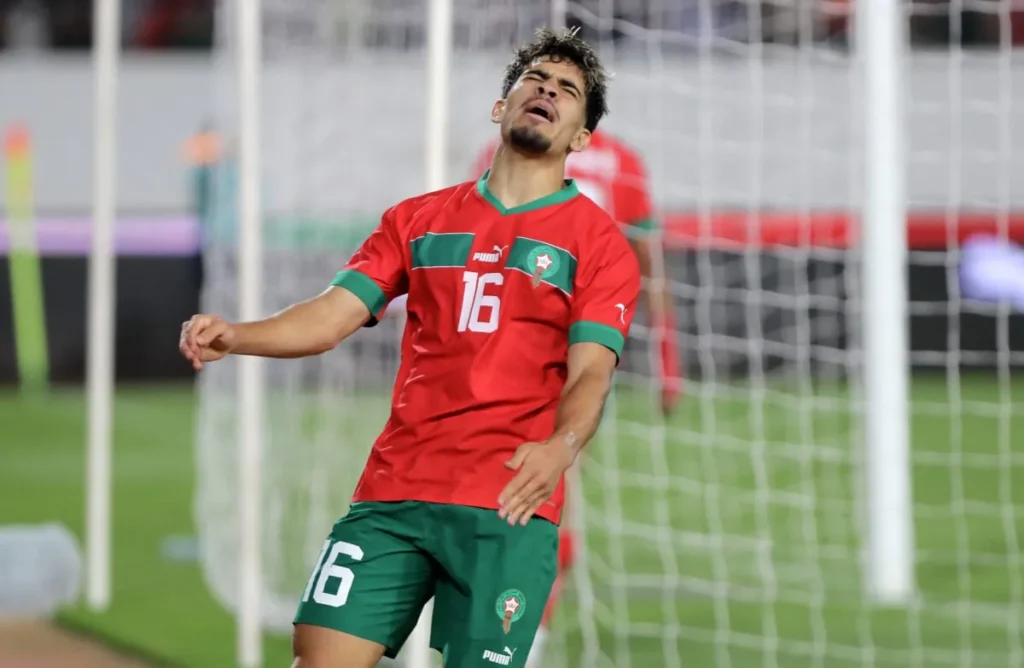 Mazraoui Ez Abde blessure football africain
