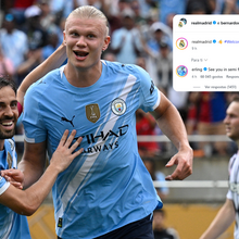 Erling Haaland et Bernardo Silva sur un terrain de football après une déclaration choc