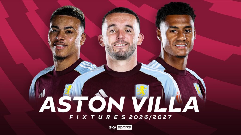 Calendrier Aston Villa Premier League 2026-2027