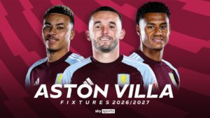Calendrier Aston Villa Premier League 2026-2027