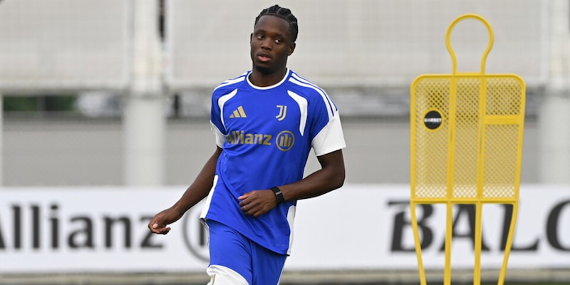Joueurs de la Juventus Next Gen à l'entraînement