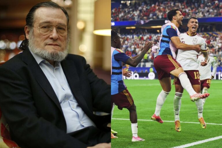 Joueurs Espagne celebrent victoire France Mondial 2026