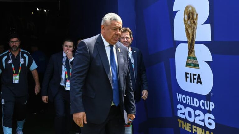 Président AFA Claudio Tapia aéroport New York FBI Coupe du monde 2026