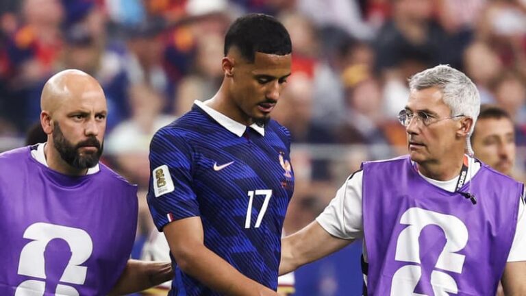 William Saliba blessure dos fracture Mondial 2026