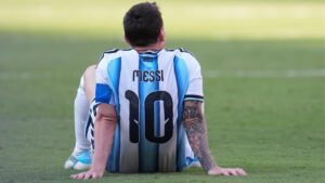 Lionel Messi célébrant un but en Coupe du Monde 2026