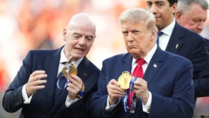 Donald Trump Gianni Infantino nouveau Mondial Etats-Unis
