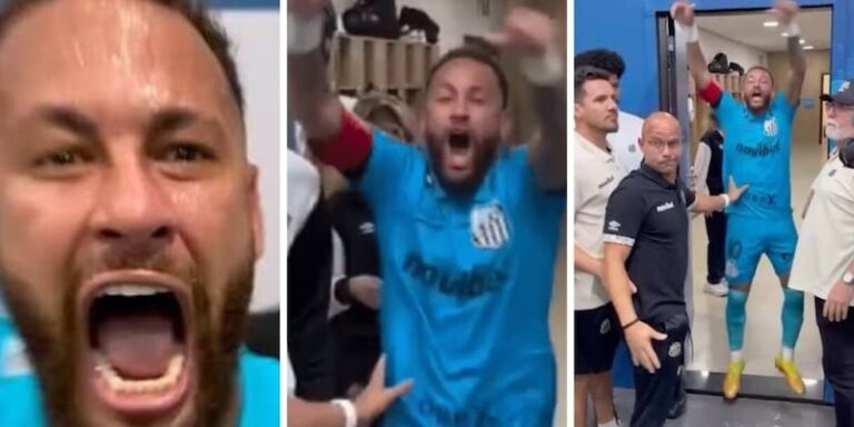 Neymar Santos célébration polémique Coupe du Brésil