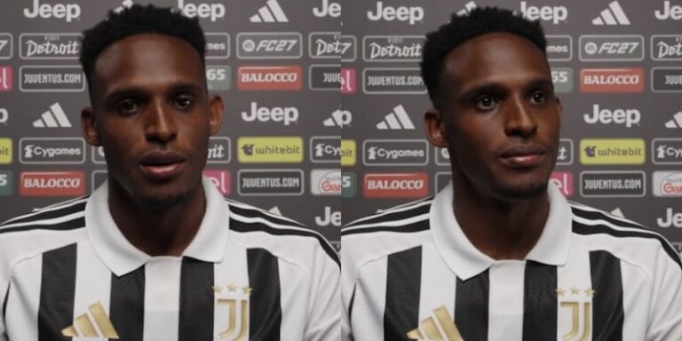 Jérémy Lucumí en interview après son transfert à la Juventus