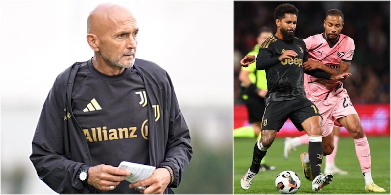 Douglas Luiz en action avec la Juventus lors d'un match de Serie A