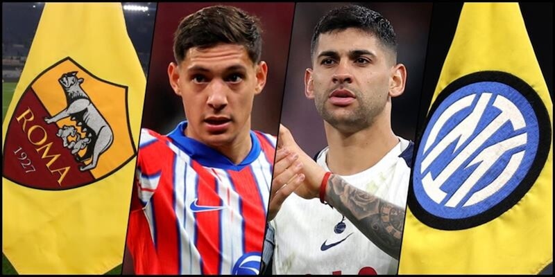 Nahuel Molina en tenue de l'Atletico Madrid lors de sa présentation au Wanda Metropolitano