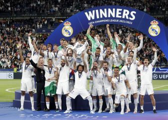 Kylian Mbappé en négociation avec Florentino Pérez au stade Santiago Bernabéu