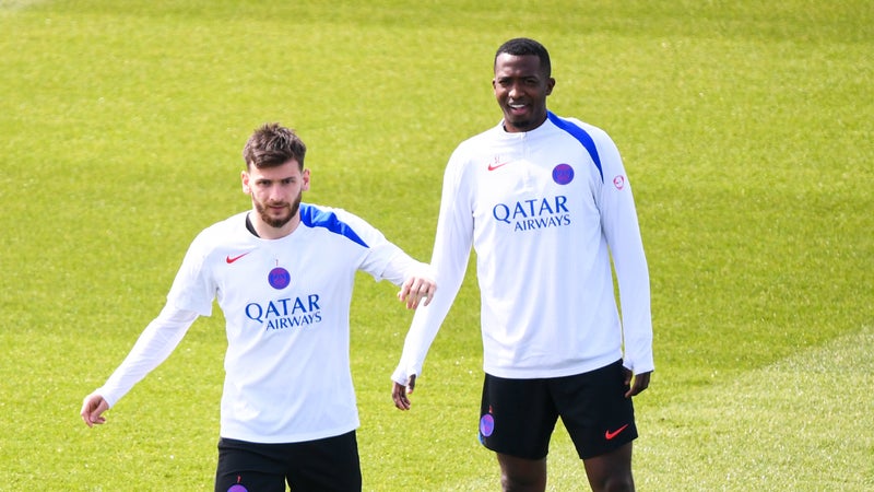 Khvicha Kvaratskhelia en action avec le PSG contre Majorque