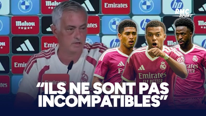 Pourquoi Kylian Mbappé et Vinícius Jr au Real Madrid ne sont pas incompatibles selon José Mourinho