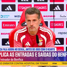 Andreas Schjelderup en action avec le Benfica lors d'un match de Liga Portugal