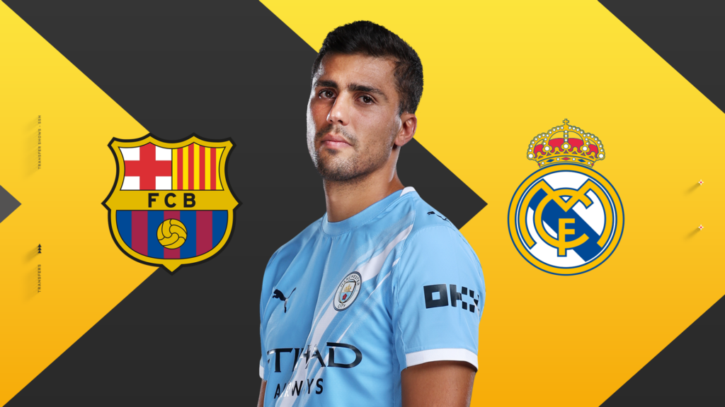 Rodri en discussion avec son agent lors d’une négociation de transfert