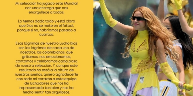 Shakira Réagit à l&rsquo;Élimination de la Colombie au Mondial : Un Message de Soutien Émouvant à Luis Diaz et l&rsquo;Équipe Nationale