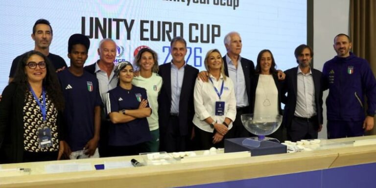 Tirage au sort Unity EURO Cup, UEFA UNHCR, Coverciano football