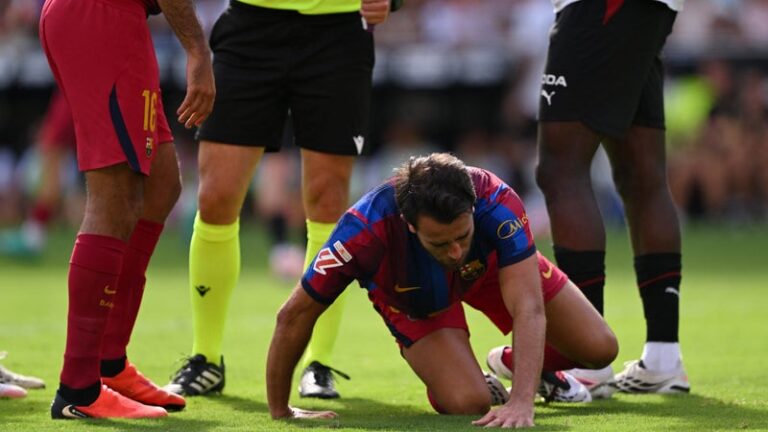 Barça: Eric Garcia se casse à nouveau le nez lors d'un choc avec l'un de ses coéquipiers